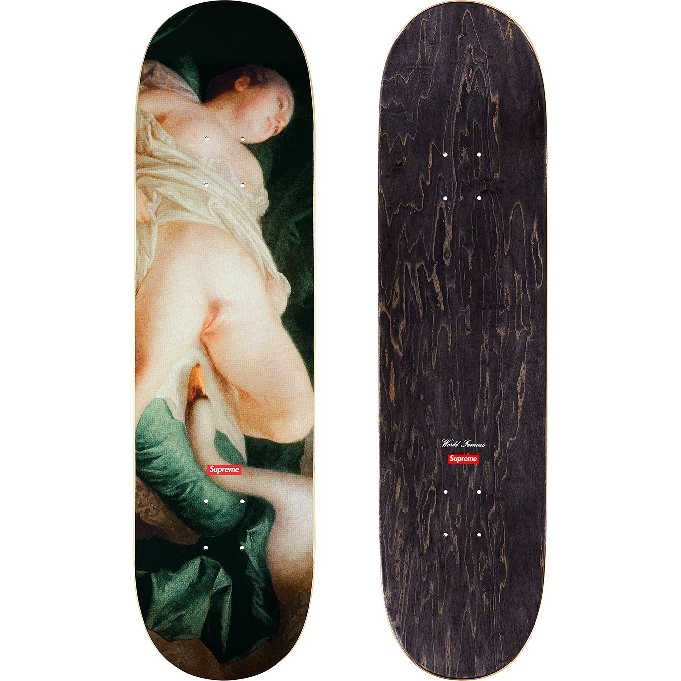 Leda And The Swan Skateboard view 2